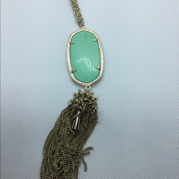 Kendra Scott Long Pendant Necklace - Turquoise - Picture 3 of 3